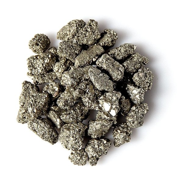 50g Iron Pyrite Extra Small Fools Gold Natural Chispa Crystal Mineral Gemstones - Picture 1 of 7